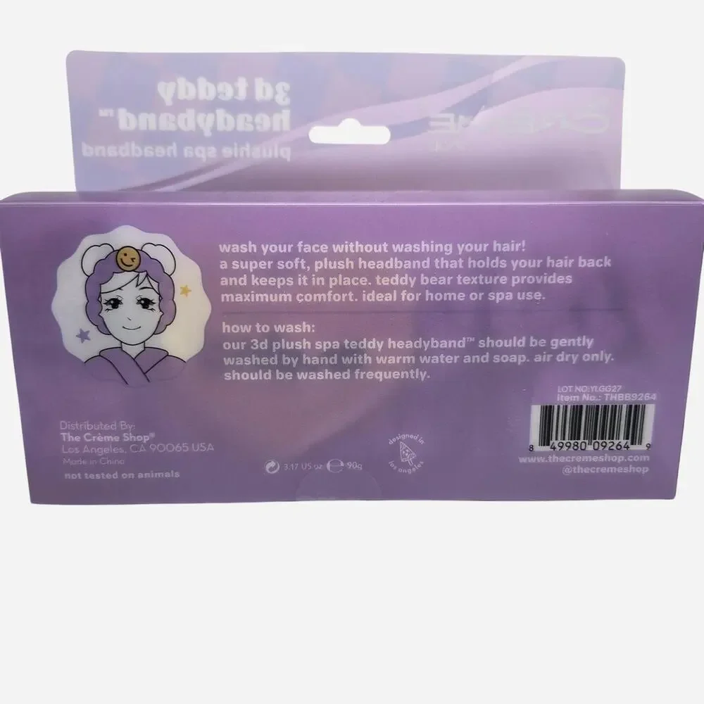 The creme shop 3d teddy Headband